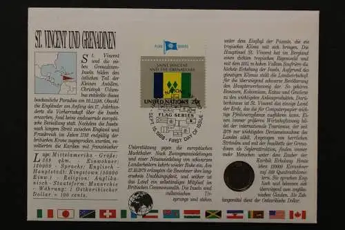 St. Vincent u. d. Grenadinen, Numisbrief vom 1.2.1988 - 662711