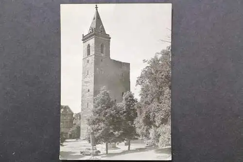 Staßfurt, schiefer Turm der ehemaligen Stadtkirche St. Johannes - 424473