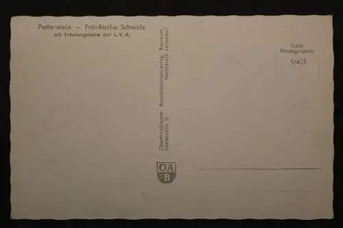 Pottenstein, Fränkische Schweiz, Teilansicht - 424393