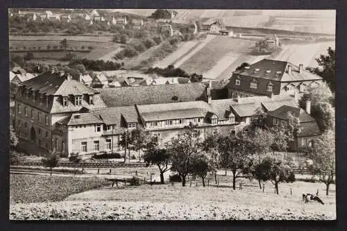 Langenfeld, unterm Stein, Blick auf das FDGB-Erholungsheim Bischofstein - 424188