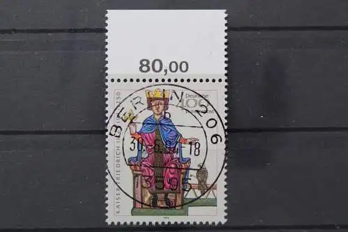 Deutschland (BRD), MiNr. 1738 Oberrand zentrisch Berlin 206, gestempelt - 212537