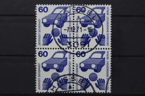 Berlin, MiNr. 409 A, Viererblock, gestempelt - 212560