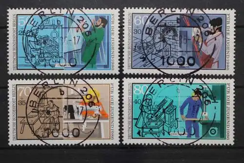 Berlin, MiNr. 754-757 zentrisch Berlin 206, gestempelt - 213153