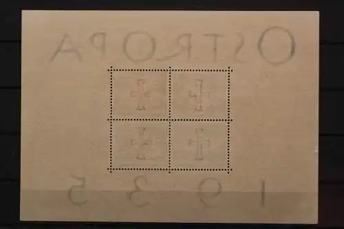 Deutsches Reich, MiNr. Block 3, ungebraucht, BPP Fotoattest - 213500