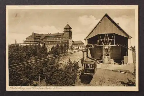 Oberwiesenthal, Erzgeb. Fichtelberg mit Drahtseilbahn - 424564