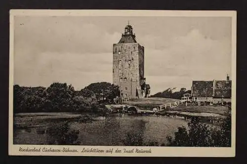 Nordseebad Cuxhaven-Dühnen, Leuchtturm auf der Insel Neuwerk - 424702