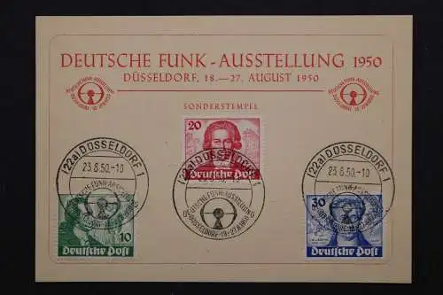 Berlin, MiNr. 61-63 Sonderkarte, gestempelt, BPP Signatur - 662921