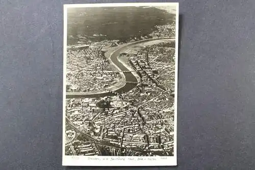 Dresden, vor der Zerstörung 1945, Blick von Westen - 424625