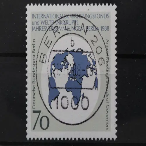 Berlin, MiNr. 817 zentrisch Berlin 206, gestempelt - 213181