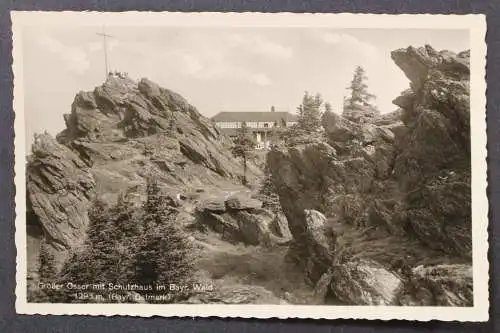 Großer Osser mit Schutzhaus im Bayr. Wald - 424823