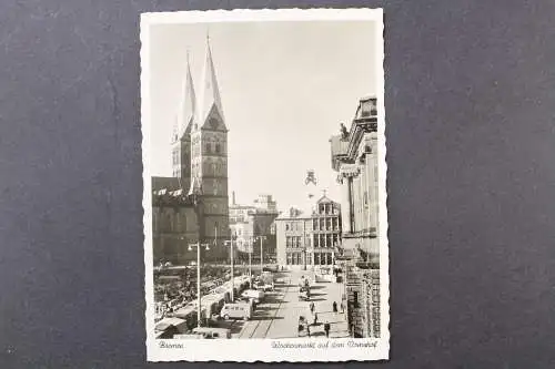 Bremen, Wochenmarkt auf dem Domshof - 424809