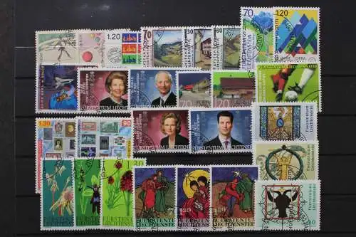 Liechtenstein, MiNr. 1283-1309 Jahrgang 2002, gestempelt - 213425