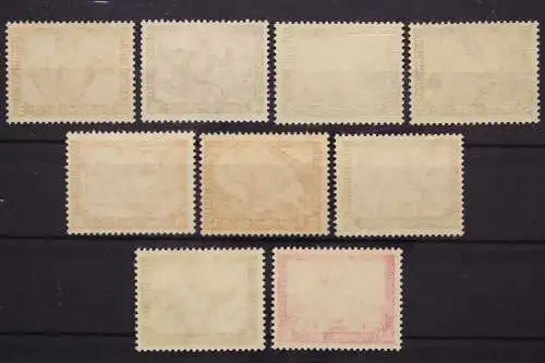 Deutsches Reich, MiNr. 499-507, postfrisch, BPP Fotobefund - 213502
