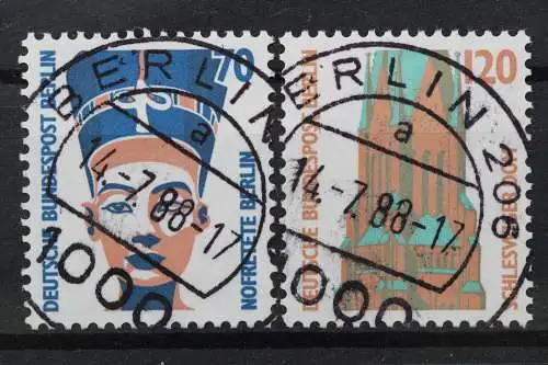 Berlin, MiNr. 814-815 zentrisch Berlin 206, EST - 213176