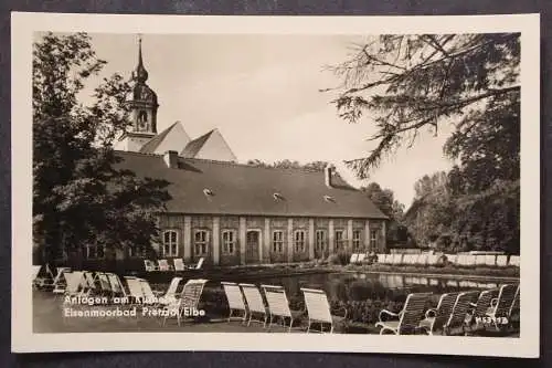 Eisenmoorbad Pretzsch, Elbe, Anlagen am Kurheim - 424407