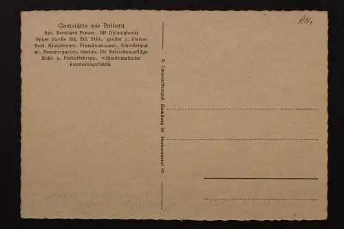 Delmenhorst, Gaststätte zur Pultern, 4 Innenansichten, Kegelbahn - 424627