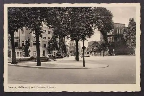 Bremen, Dobbenweg mit Centauerbrunnen - 424782