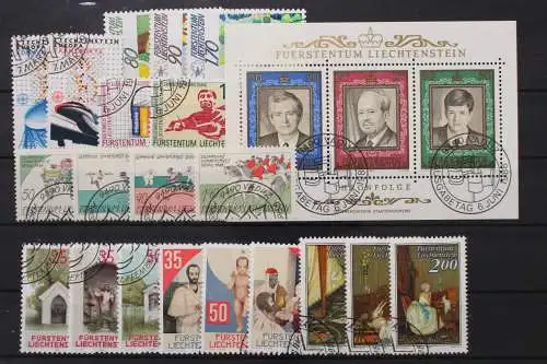 Liechtenstein, MiNr. 937-959 Jahrgang 1988, gestempelt - 213437