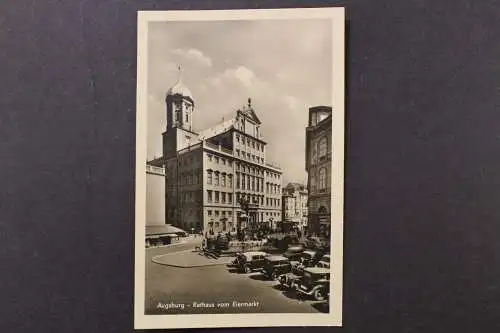 Augsburg, Rathaus vom Eiermarkt - 424547