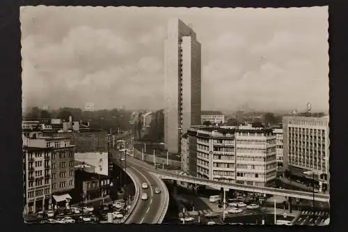 Düsseldorf, Blick zur neuen Hochstraße - 424642