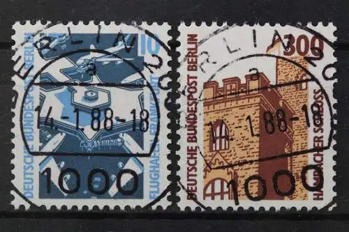 Berlin, MiNr. 798-799 A zentrisch Berlin 206, EST - 213167