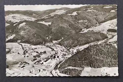 Atzenbach, im Wiesental, Luftbild mit Blick in den Schwarzwald - 424824