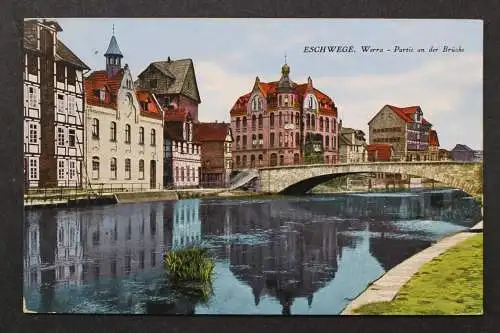 Eschwege a. d. Werra, Partie an der Brücke - 424604