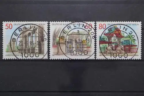 Berlin, MiNr. 761-763 zentrisch Berlin 206, gestempelt - 213151