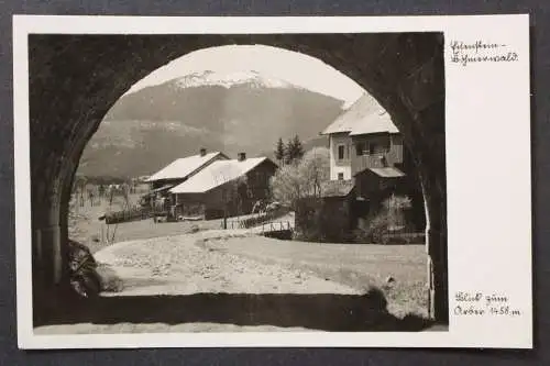 Eisenstein, Böhmerwald, Häuseransicht, Blick zum Arber - 424825