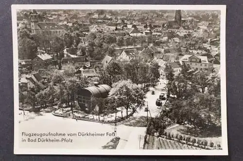 Bad Dürkheim, Pfalz, Flugzeugaufnahme vom Dürkheimer Faß Bes. F. Keller - 424641