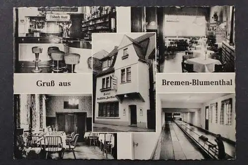 Bremen-Blumenthal, Hotel zur Glocke, Innenansichten, Kegelbahn - 424730