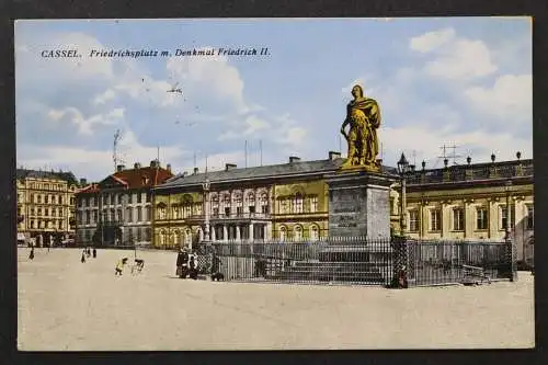 Kassel, Friedrichsplatz mit Denkmal Friedrich II. - 424723