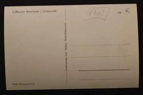 Amorbach, Breuberg, im Odenwald, Teilansicht, Kirchen - 424828