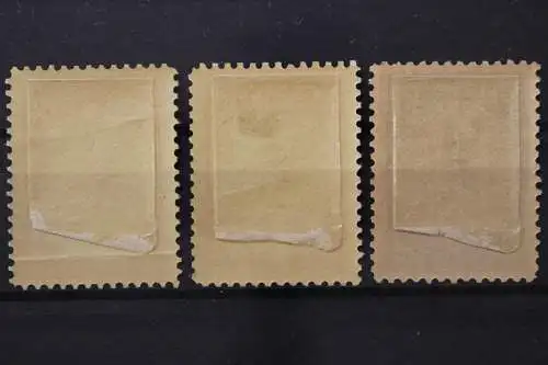 Deutsches Reich, MiNr. I - III, Falz - 213564