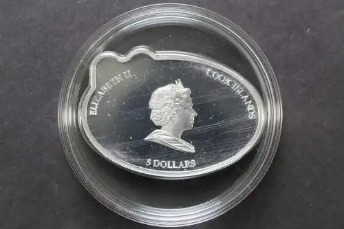 Cook Inseln, 5 Dollar Papstbesuch in Bayern, 2006, Polierte Platte / Proof - 801422
