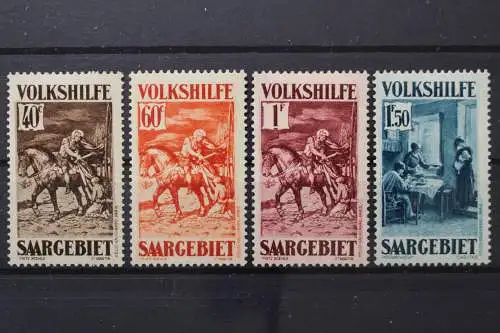 Saargebiet, MiNr. 151-154, 4 Werte, Falz - 214236