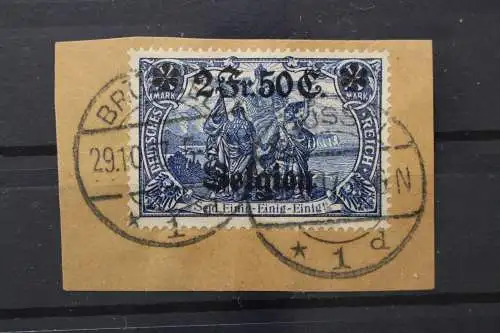 Landespost Belgien, MiNr. 9, Briefstück - 214262