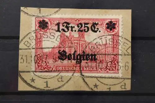 Landespost Belgien, MiNr. 8, Briefstück - 214263