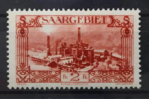 Saargebiet, MiNr. 119, Falz - 214288