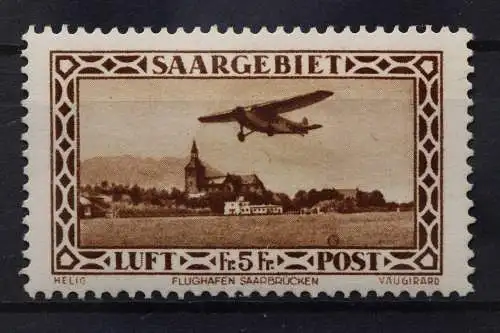 Saargebiet, MiNr. 159, Falz - 214292