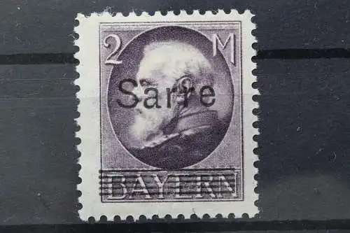 Saargebiet, MiNr. 28 b, Falz, BPP Signatur - 214284