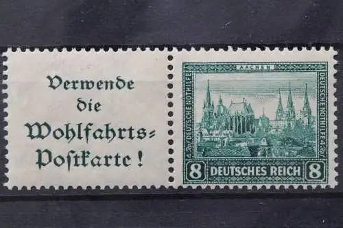 Deutsches Reich, MiNr. W 38, postfrisch - 214297