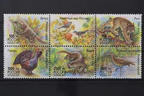 Russland, MiNr. 597-600 Sechserblock, postfrisch - 214368