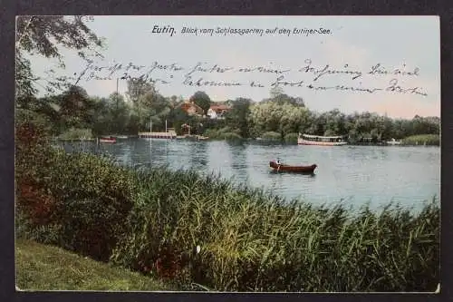 Eutin, Blick vom Schlossgarten auf den Eutiner See - 424866