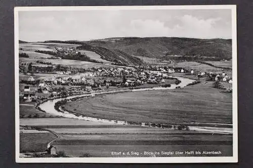 Eitorf an der Sieg, Blick ins Siegtal über Halft bis Alzenbach - 424882