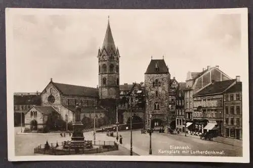 Eisenach, Karlsplatz mit Lutherdenkmal - 424893