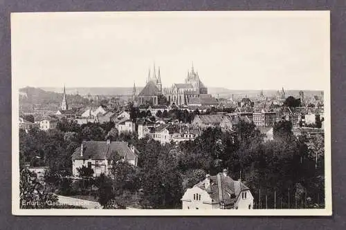 Erfurt, Gesamtansicht, Dom - 424877