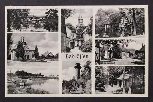 Bad Essen, Rathaus, Kirche Aussichtsturm, Mühle, Trinkhalle, am Kanal - 424904