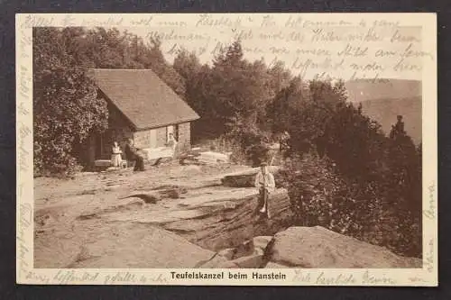 Teufelskanzel beim Hanstein, Berghütte, Freisitz - 424971