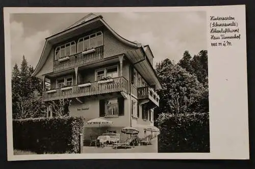 Hinterzarten, Schwarzwald, Haus Tannenhof, Besitzer: Moritz Müller - 424938